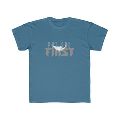 Kids Tee with Silver Logo