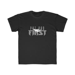 Kids Tee with Silver Logo