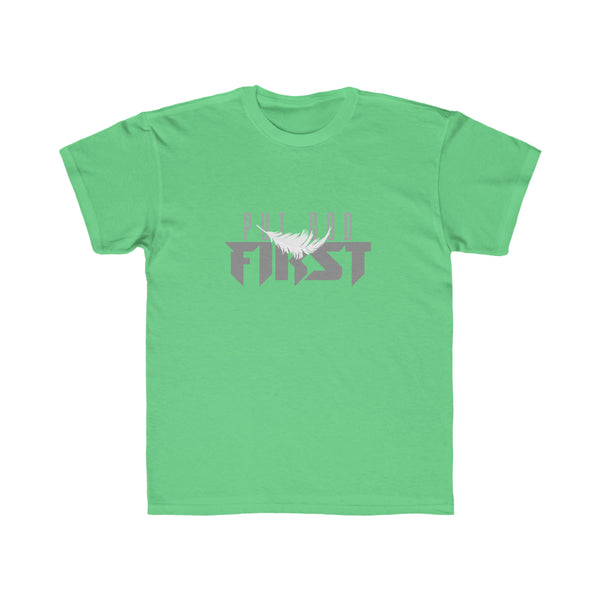 Kids Tee with Silver Logo