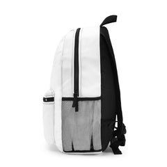 Backpack with Red and Black Logo