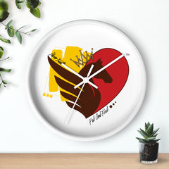 Wall Clock with Horse Logo