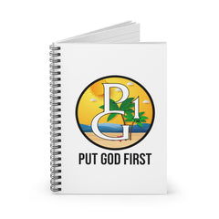 Spiral Notebook - Ruled Line with Beach Logo