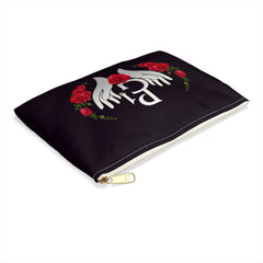 Black Accessory Pouch with Palm Logo