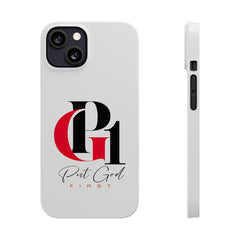 Slim Phone Case with Red and Black Logo