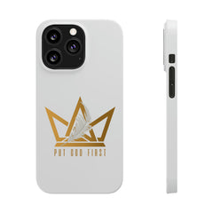 Slim Phone Case with Gold Logo