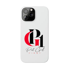 Slim Phone Case with Red and Black Logo