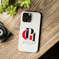 Slim Phone Case with Red and Black Logo