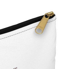 White Accessory Pouch with Horse Logo