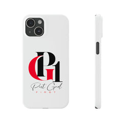 Slim Phone Case with Red and Black Logo