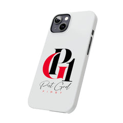 Slim Phone Case with Red and Black Logo