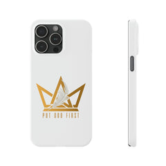 Slim Phone Case with Gold Logo