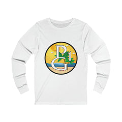 Unisex Jersey Long Sleeve Tee with Beach Logo