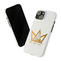 Slim Phone Case with Gold Logo