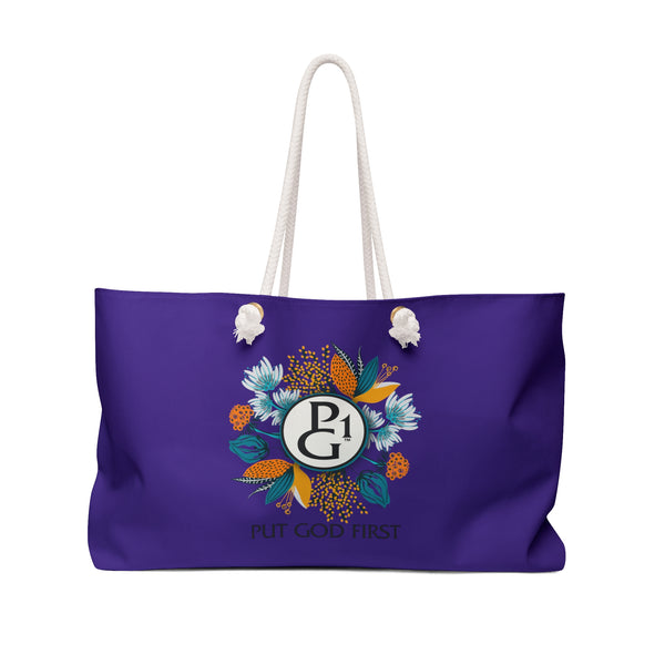 Weekender Bag - Floral Logo