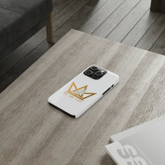 Slim Phone Case with Gold Logo