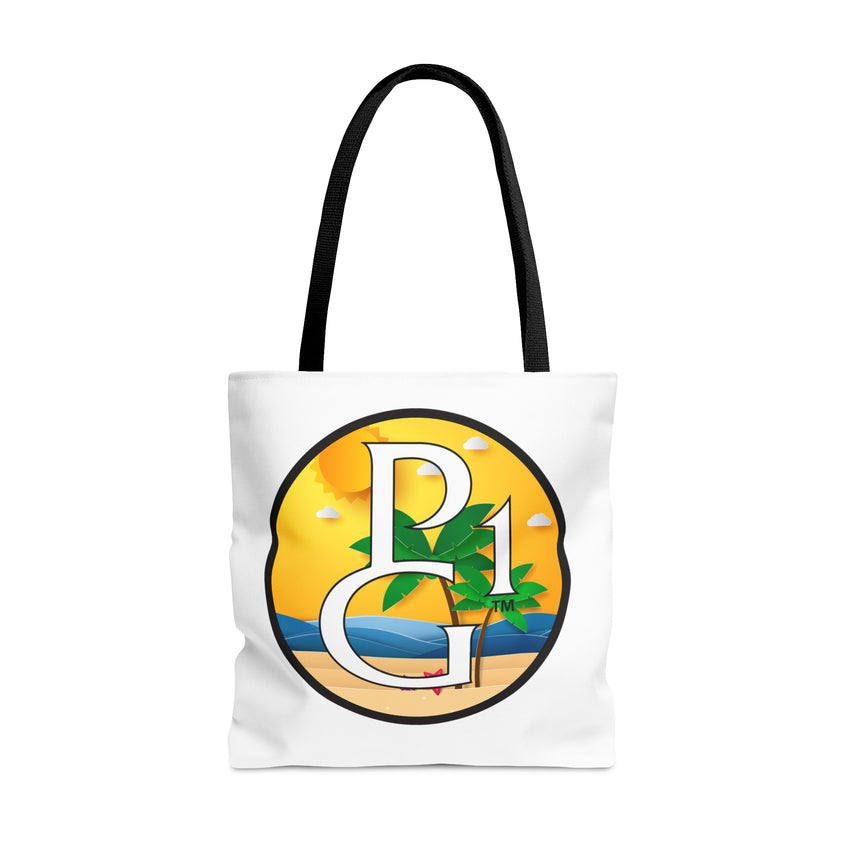 Tote Bag with Beach Design