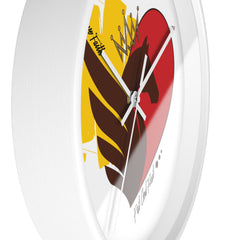 Wall Clock with Horse Logo