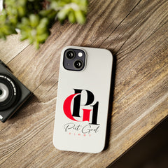 Slim Phone Case with Red and Black Logo