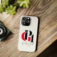 Slim Phone Case with Red and Black Logo