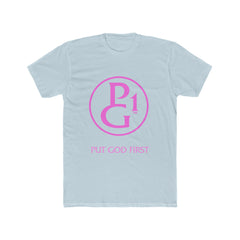 Cotton Tee with Original Logo - Pink