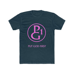 Cotton Tee with Original Logo - Pink