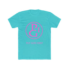 Cotton Tee with Original Logo - Pink