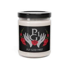 Scented Soy Candle with Palm Logo