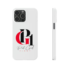 Slim Phone Case with Red and Black Logo