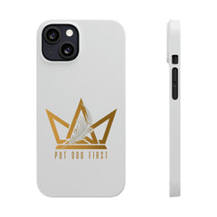 Slim Phone Case with Gold Logo