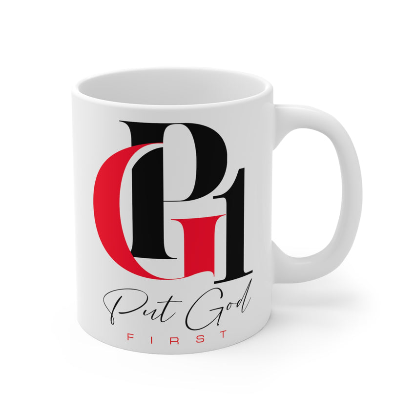 Mug with Black and Red Logo