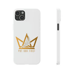 Slim Phone Case with Gold Logo