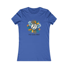 Women's Favorite Tee with Floral Logo