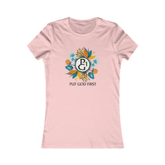 Women's Favorite Tee with Floral Logo