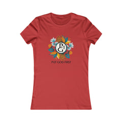 Women's Favorite Tee with Floral Logo