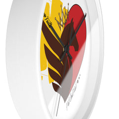 Wall Clock with Horse Logo