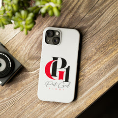 Slim Phone Case with Red and Black Logo