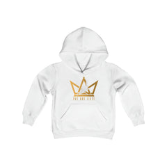 Youth Hoodie with Gold Logo