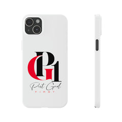 Slim Phone Case with Red and Black Logo