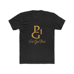 Cotton Tee with Vintage Gold Logo