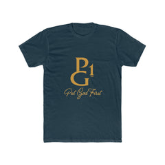 Cotton Tee with Vintage Gold Logo