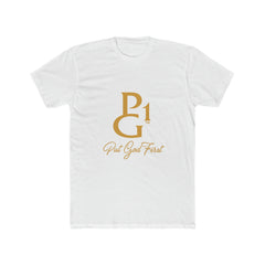 Cotton Tee with Vintage Gold Logo