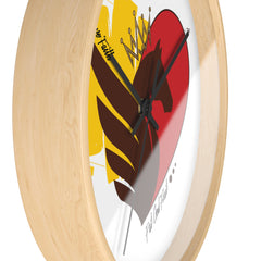 Wall Clock with Horse Logo