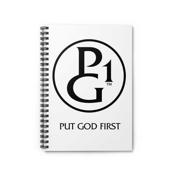 Spiral Notebook - Ruled Line with Original Logo - Black