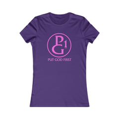 Women's Favorite Tee with Original Logo - Pink