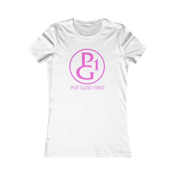 Women's Favorite Tee with Original Logo - Pink