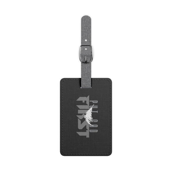 Luggage Tag with Silver Logo