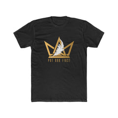 Cotton Tee with Gold Logo