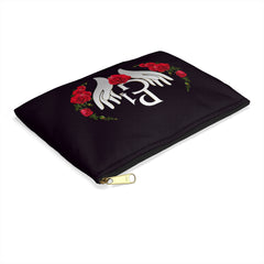 Black Accessory Pouch with Palm Logo