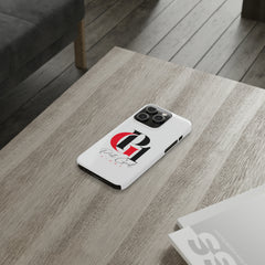 Slim Phone Case with Red and Black Logo