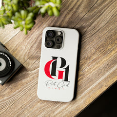 Slim Phone Case with Red and Black Logo